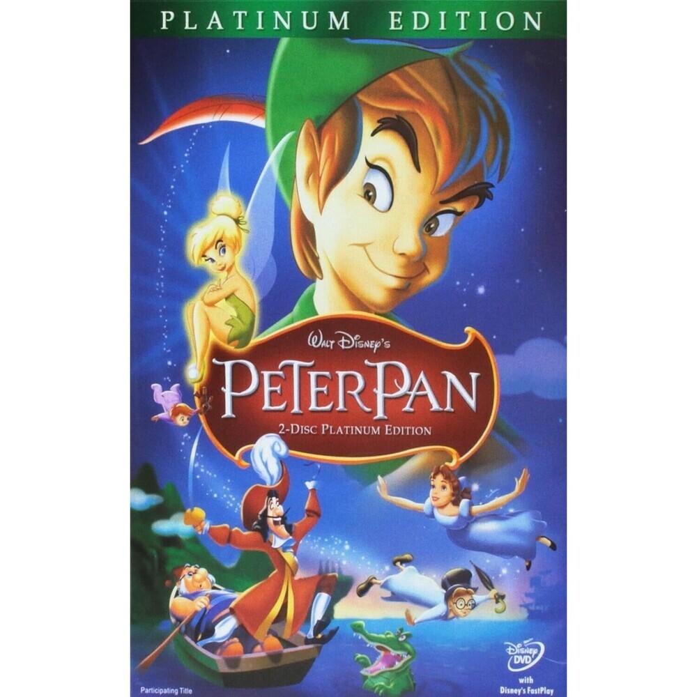 Walt Disney's Peter Pan 2-Disc Set Platinum Edition on DVD New and Sealed
